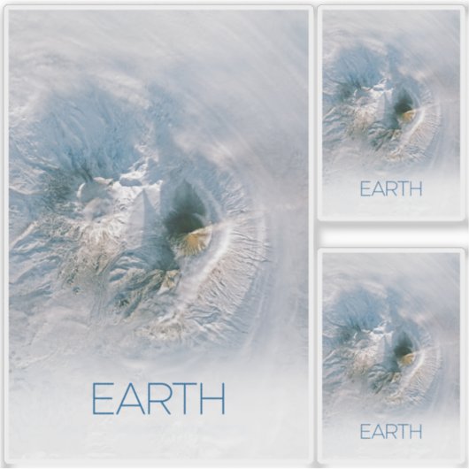 Ruimtevaart, Kosmos, Zonnestelsel, Planeet Aarde Sticker (Voorkant)