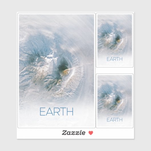 Ruimtevaart, Kosmos, Zonnestelsel, Planeet Aarde Sticker (Vel)