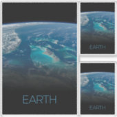 Ruimtevaart, Kosmos, Zonnestelsel, Planeet Aarde Sticker (Voorkant)