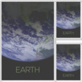 Ruimtevaart, Kosmos, Zonnestelsel, Planeet Aarde Sticker (Voorkant)
