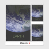 Ruimtevaart, Kosmos, Zonnestelsel, Planeet Aarde Sticker (Vel)