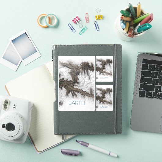 Ruimtevaart, Kosmos, Zonnestelsel, Planeet Aarde Sticker (iPad Cover)