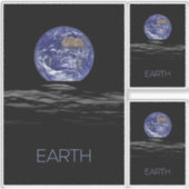 Ruimtevaart, Kosmos, Zonnestelsel, Planeet Aarde Sticker (Voorkant)