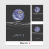 Ruimtevaart, Kosmos, Zonnestelsel, Planeet Aarde Sticker (Vel)