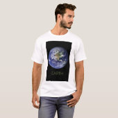 Ruimtevaart, Kosmos, Zonnestelsel, Planeet Aarde T-shirt (Voorkant volledig)