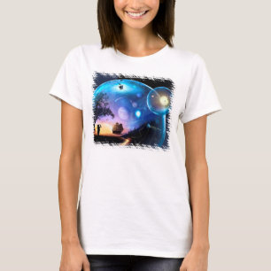 Ruimtevaart Kunstwerk Voyager Ruimtevaartuig T-shirt