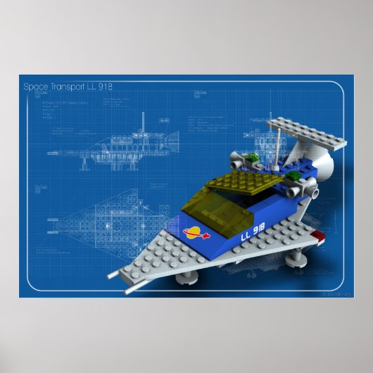 Ruimtevaart L 918 Poster (Voorkant)