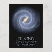 Ruimtevaart, Melkweg, Kosmos, Universum Briefkaart (Voorkant)