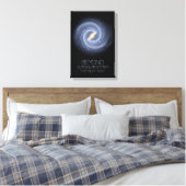 Ruimtevaart, Melkweg, Kosmos, Universum Canvas Afdruk (Insitu (Slaapkamer))