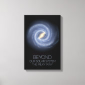 Ruimtevaart, Melkweg, Kosmos, Universum Canvas Afdruk (Voorkant)