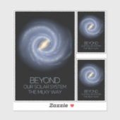 Ruimtevaart, Melkweg, Kosmos, Universum Sticker (Vel)