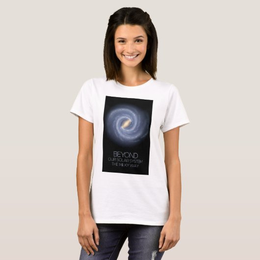 Ruimtevaart, Melkweg, Kosmos, Universum T-shirt (Voorkant volledig)