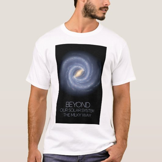 Ruimtevaart, Melkweg, Kosmos, Universum T-shirt (Voorkant)