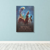 Ruimtevaart, Melkweg, Pilaren van de Schepping Canvas Afdruk (Insitu (Houten vloer))