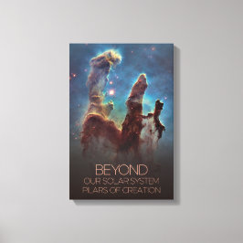 Ruimtevaart, Melkweg, Pilaren van de Schepping Canvas Afdruk