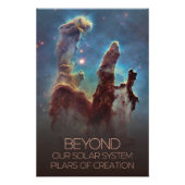 Ruimtevaart, Melkweg, Pilaren van de Schepping Foto Afdruk (Voorkant)