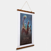 Ruimtevaart, Melkweg, Pilaren van de Schepping Hangend Wandkleed (Gebogen)