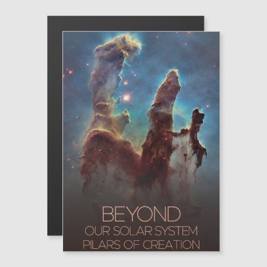 Ruimtevaart, Melkweg, Pilaren van de Schepping Magnetische Uitnodiging (Voorkant / Achterkant)