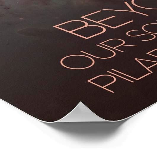 Ruimtevaart, Melkweg, Pilaren van de Schepping Poster (Hoek)