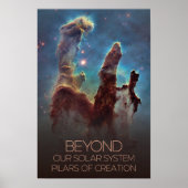 Ruimtevaart, Melkweg, Pilaren van de Schepping Poster (Voorkant)