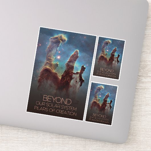 Ruimtevaart, Melkweg, Pilaren van de Schepping Sticker (Detail)