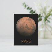 Ruimtevaart, Melkweg, Zonnestelsel, Planeet Mars Briefkaart (Staand voorkant)