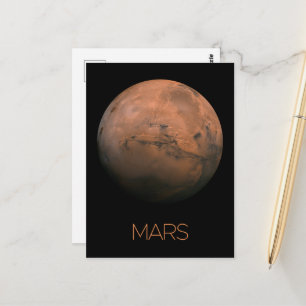 Ruimtevaart, Melkweg, Zonnestelsel, Planeet Mars Briefkaart