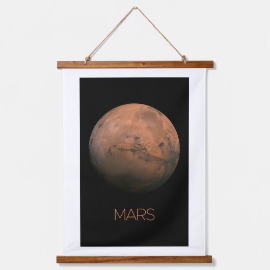 Ruimtevaart, Melkweg, Zonnestelsel, Planeet Mars Hangend Wandkleed (Voorkant)