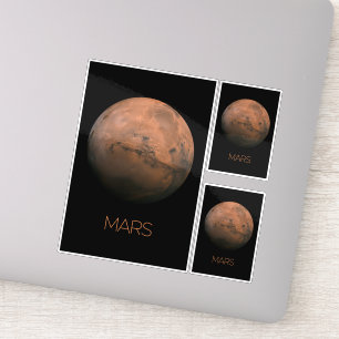 Ruimtevaart, Melkweg, Zonnestelsel, Planeet Mars Sticker