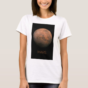 Ruimtevaart, Melkweg, Zonnestelsel, Planeet Mars T-shirt