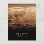 Ruimtevaart, Melkweg, Zonnestelsel, Planeet Pluto Briefkaart (Voorkant)