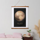Ruimtevaart, Melkweg, Zonnestelsel, Planeet Pluto Hangend Wandkleed (Slaapkamer)