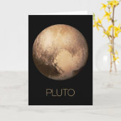 Ruimtevaart, Melkweg, Zonnestelsel, Planeet Pluto Kaart (Gele Bloem)