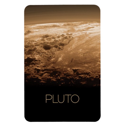 Ruimtevaart, Melkweg, Zonnestelsel, Planeet Pluto Magneet (Verticaal)
