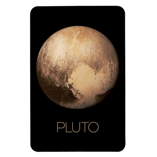 Ruimtevaart, Melkweg, Zonnestelsel, Planeet Pluto Magneet (Verticaal)