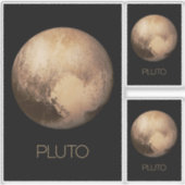 Ruimtevaart, Melkweg, Zonnestelsel, Planeet Pluto Sticker (Voorkant)