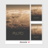 Ruimtevaart, Melkweg, Zonnestelsel, Planeet Pluto Sticker (Vel)