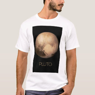 Ruimtevaart, Melkweg, Zonnestelsel, Planeet Pluto T-shirt