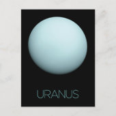 Ruimtevaart, Melkweg, Zonnestelsel, Planeet Uranus Briefkaart (Voorkant)