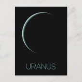 Ruimtevaart, Melkweg, Zonnestelsel, Planeet Uranus Briefkaart (Voorkant)