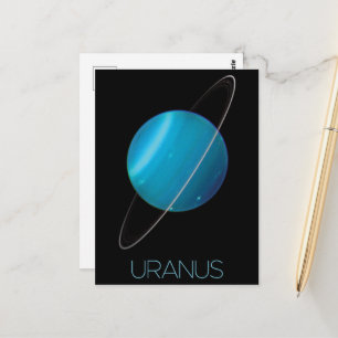 Ruimtevaart, Melkweg, Zonnestelsel, Planeet Uranus Briefkaart