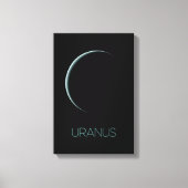 Ruimtevaart, Melkweg, Zonnestelsel, Planeet Uranus Canvas Afdruk (Voorkant)
