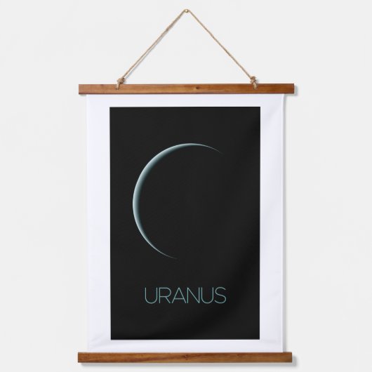 Ruimtevaart, Melkweg, Zonnestelsel, Planeet Uranus Hangend Wandkleed (Voorkant)