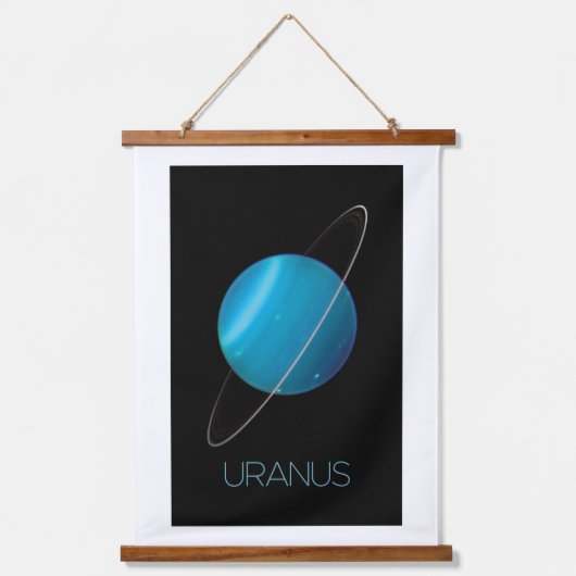 Ruimtevaart, Melkweg, Zonnestelsel, Planeet Uranus Hangend Wandkleed (Voorkant)