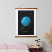 Ruimtevaart, Melkweg, Zonnestelsel, Planeet Uranus Hangend Wandkleed (Slaapkamer)