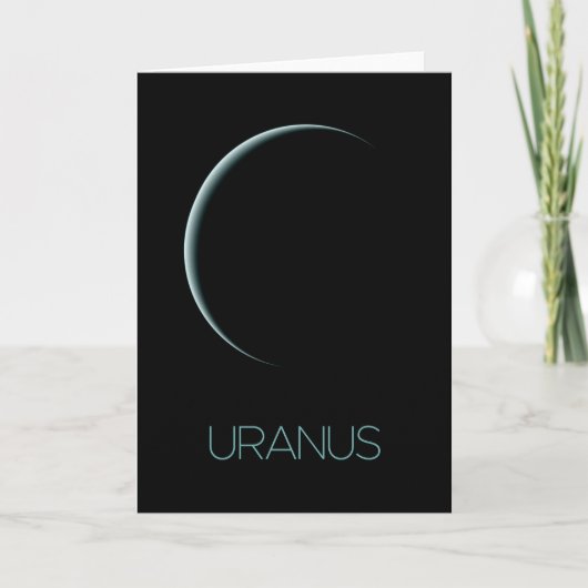 Ruimtevaart, Melkweg, Zonnestelsel, Planeet Uranus Kaart (Voorkant)