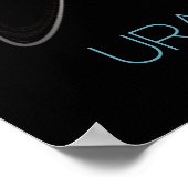 Ruimtevaart, Melkweg, Zonnestelsel, Planeet Uranus Poster (Hoek)