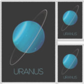 Ruimtevaart, Melkweg, Zonnestelsel, Planeet Uranus Sticker (Voorkant)