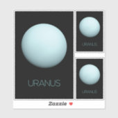 Ruimtevaart, Melkweg, Zonnestelsel, Planeet Uranus Sticker (Vel)