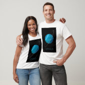 Ruimtevaart, Melkweg, Zonnestelsel, Planeet Uranus T-shirt (Unisex)